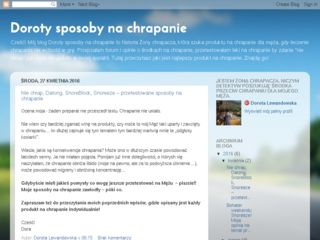 http://dorotysposobynachrapanie.blogspot.com