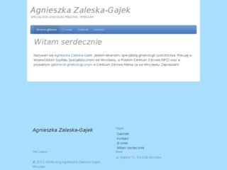 http://www.ginekologzaleska-gajek.pl