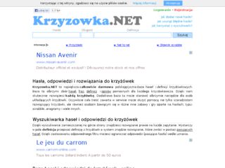 http://krzyzowka.net