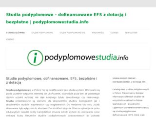 http://www.podyplomowestudia.info