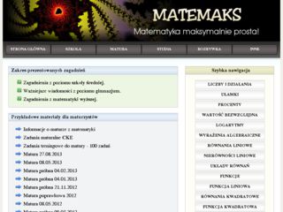 http://www.matemaks.pl