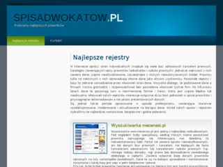 http://www.spisadwokatow.pl